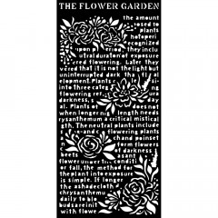 Stamperia Thick Stencil - Garden of Promises The Flower Garden