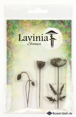 Lavinia Clear Stamps - Group Poppies