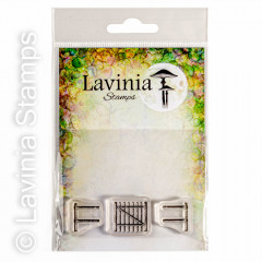 Lavinia Clear Stamps - Gate and Fence