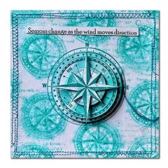 Lavinia Clear Stamps - Compass Large