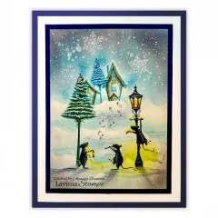 Lavinia Clear Stamps - Snowy Fir Tree