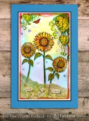 Lavinia Clear Stamps - Open Sunflower