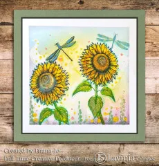 Lavinia Clear Stamps - Sunflower 1