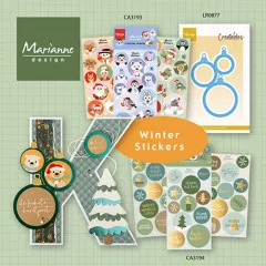 Marianne Design Sticker - Eline\s Animals Christmas & Winter