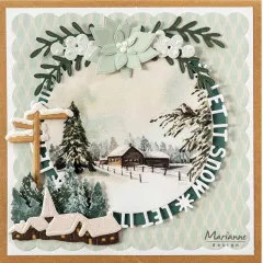 Craftables - Let it snow Circle by Marleen (ENG)