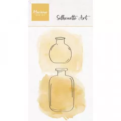 Clear Stamps - Silhouette Art Vases