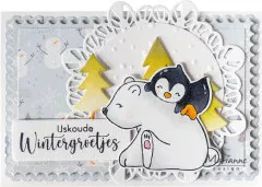 Clear Stamps and Cutting Die - Bär und Pinguin