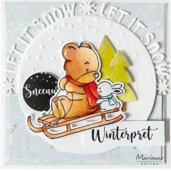 Clear Stamps and Cutting Die - Bär und Kaninchen