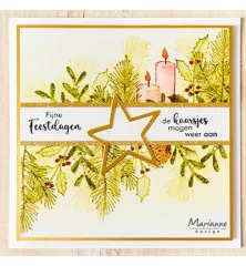 Clear Stamps - Silhouette Art - Holly