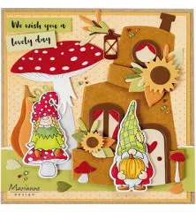 Clear Stamps and Cutting Die - Mrs. Autumn Gnome