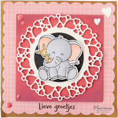 Clear Stamps and Cutting Die - Elephant Hug