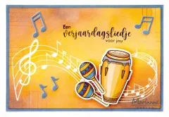 Clear Stamps - Music Swirl