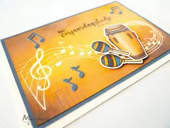 Clear Stamps - Music Swirl
