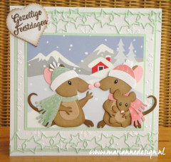 Embossing Folder and Die - Schnee und Eiskristalle