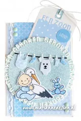 Clear Stamps and Die Set - Elines Störche und Babys