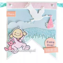 Clear Stamps and Die Set - Elines Störche und Babys