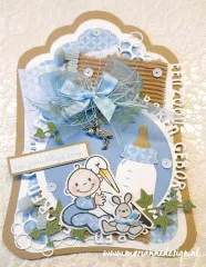 Clear Stamps and Die Set - Elines Störche und Babys