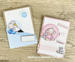 Clear Stamps and Die Set - Elines Störche und Babys