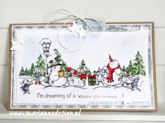 Clear Stamps - Border Snow