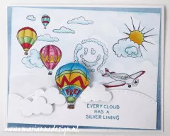 Clear Stamps - Hettys border Sky is the limit