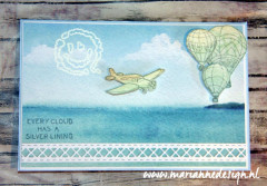 Clear Stamps - Hettys border Sky is the limit