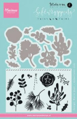 Clear Stamp and Die Set - Giftwrapping Zweige und Beeren