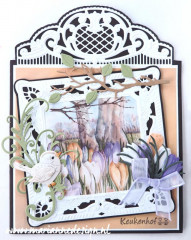 Creatables - Anjas floral ornament