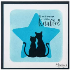 Creatables - Silhouette Katzen verliebt