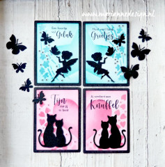 Creatables - Silhouette Katzen verliebt