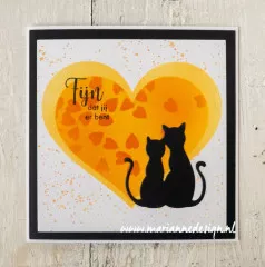 Creatables - Silhouette Katzen verliebt