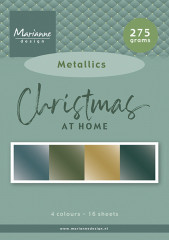 Paper Pad A5 - Christmas at Home - Metallics