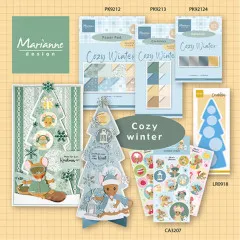 Paper Pad A5 - Cozy Winter - Metallics