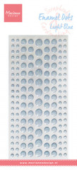 Decoration Enamel Dots - Hellblauer Glitter