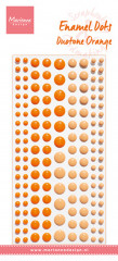 Decoration Enamel Dots - Duotone Orange