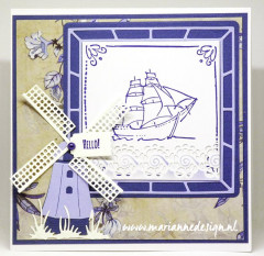 Clear Stamps - Powder Pink Segelboot