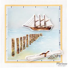 Clear Stamps - Tinys Border - Strandpalen