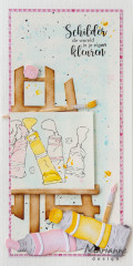 Clear Stamps - Tiny‘s Borders - Paint tubes