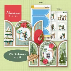 Schneidebogen A4 - Christmas Mail