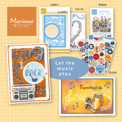 Marianne Design Die-Cuts - Making Music