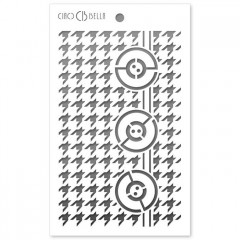 Ciao Bella Texture Stencil - Pied de poule