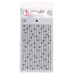 Ciao Bella Texture Stencil - Bead Curtain