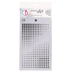 Ciao Bella Texture Stencil - Dots and Diamonds