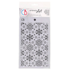 Ciao Bella Texture Stencil - Snowflakes