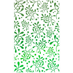 Ciao Bella Texture Stencil - Mistletoe