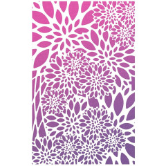 Ciao Bella Texture Stencil - Poinsettia