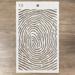 Texture Stencil 5x8 - Fingerprint