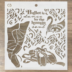 Texture Stencil 8x8 - Dance by the Human Soul