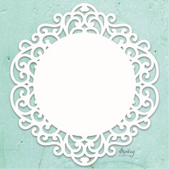 Mintay Chippies Chipboard Decor Fancy Circle