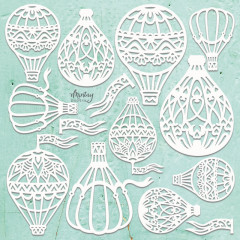 Mintay Chippies Decor Hot Air Balloons Set