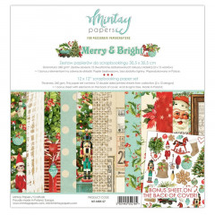 Mintay Merry and Bright 12x12 Paper Pad